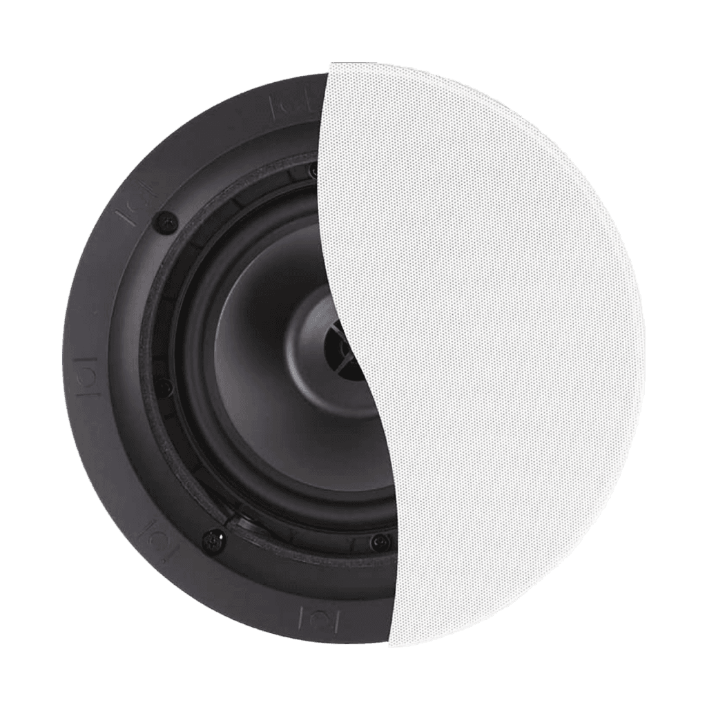 PARLANTE PARA TUMBADO, PASIVO, 6.5 PULG., 50-200W, 91DB, 8OHM, REJILLA MAGNETICA, RESISTENCIA EN AMBIENTE HUMEDOS