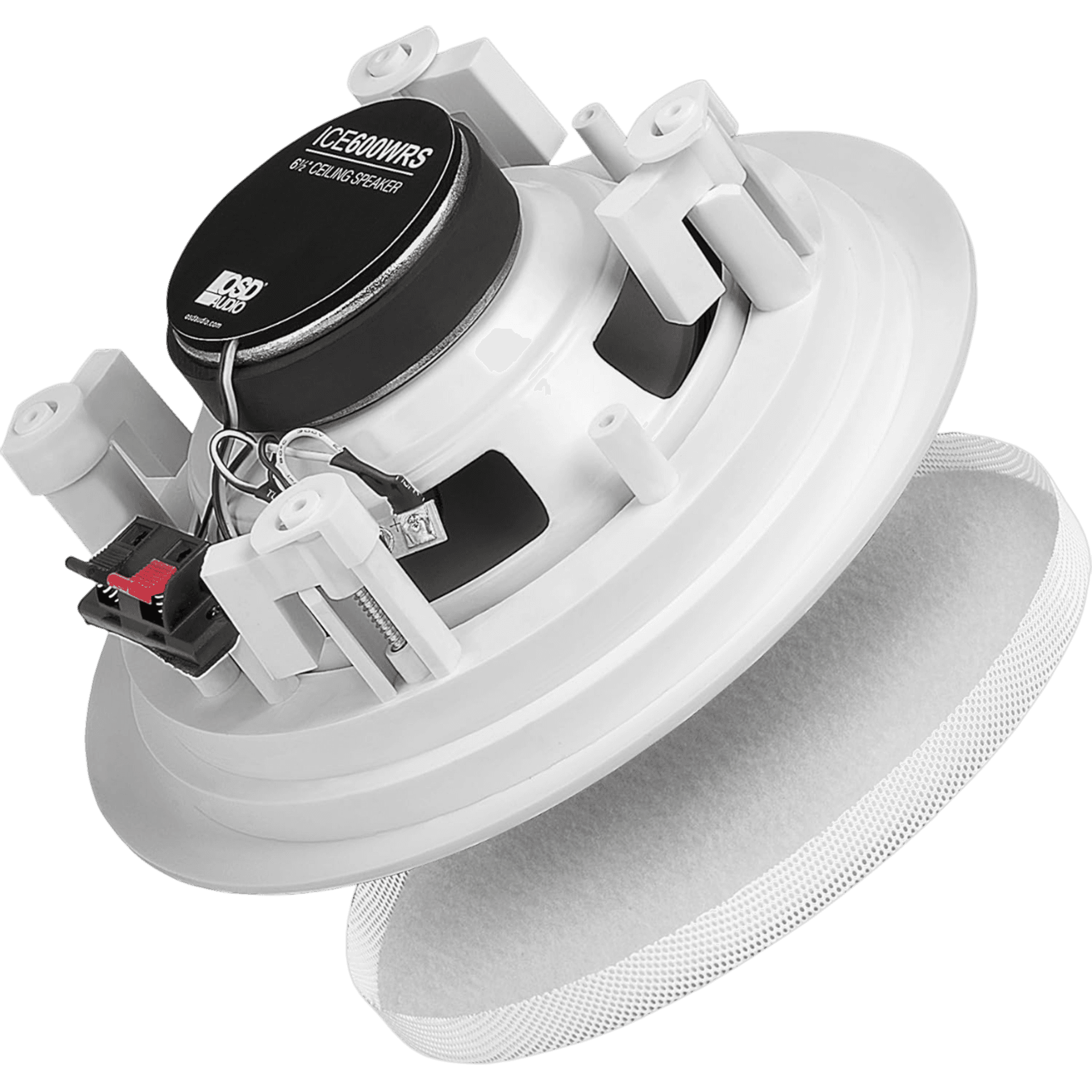 PAR DE PARLANTES PARA TUMBADO, PASIVOS, 6.5 PULG., 150W, 90DB, 8OHM, REJILLA CLASICA, RESISTENCIA EN AMBIENTE HUMEDOS - Miniatura 4