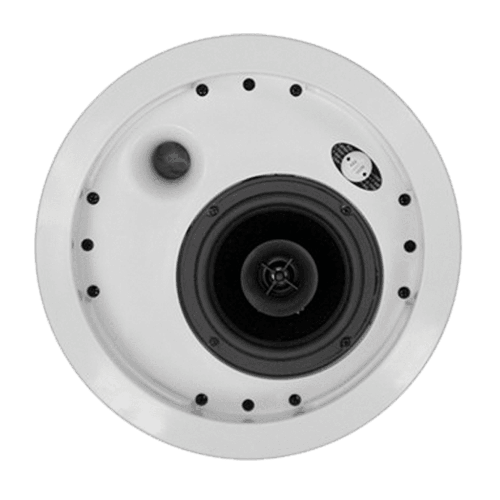 PAR DE PARLANTES PARA TUMBADO, PASIVOS, 5 PULG. CON TRANSFORMADOR DE LINEA, 70V-100V, 1.9-3.8-7.5-15W, 50W, 86DB, 4.2-8OHM