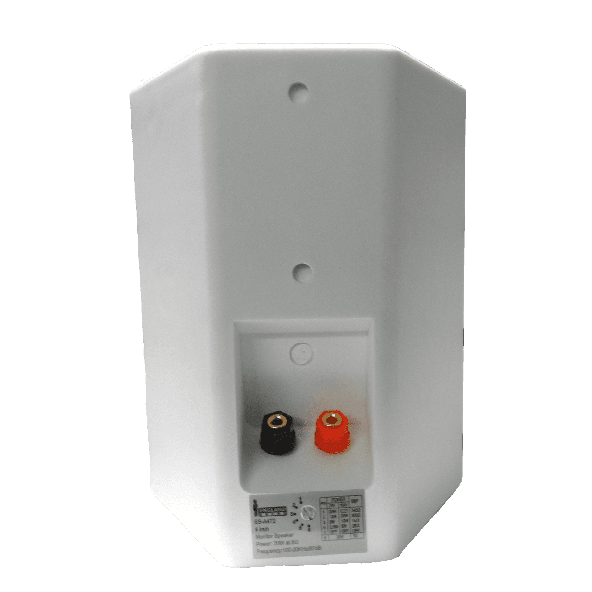 PARLANTES AMBIENTALES PASIVOS, DE PARED, 5 PULG. BLANCO, CON TRANSFORMADOR, 30W, 89DB, 70V-100V, 8 OHM - Miniatura 3