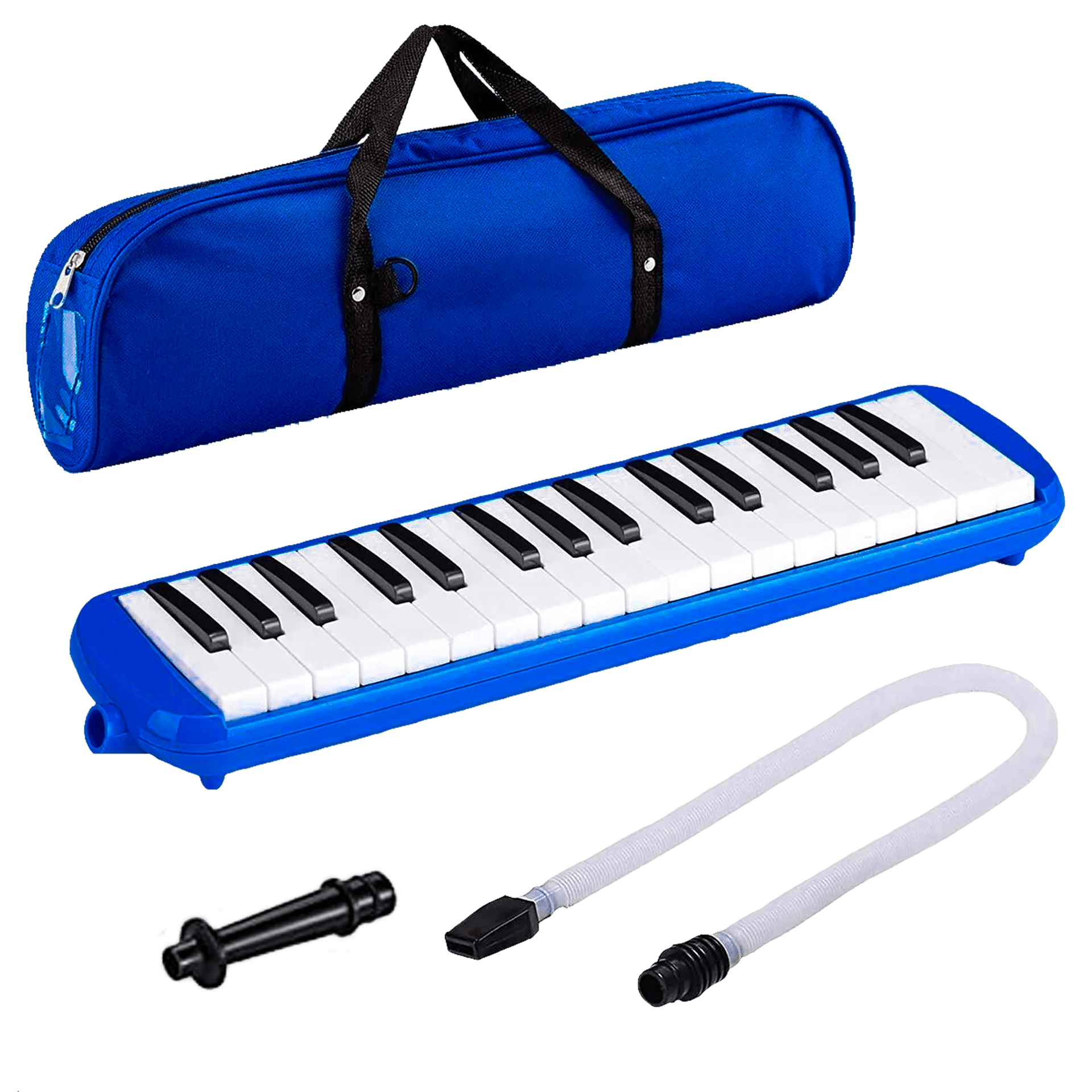 MELODICA DE 32 TECLAS, COLOR AZUL, INCLUYE BOQUILLA Y MANGUERA - Miniatura 3
