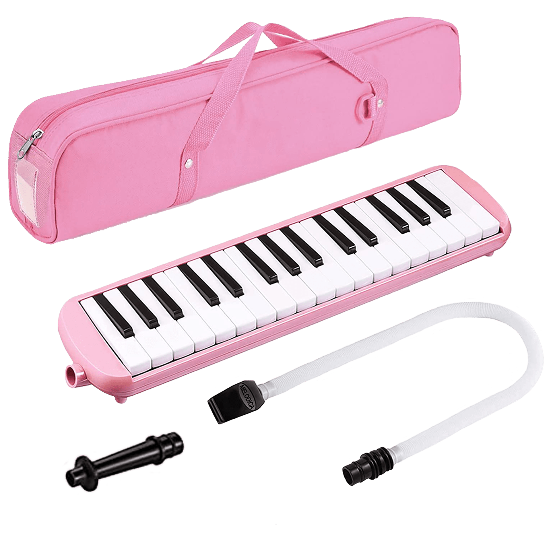 MELODICA DE 32 TECLAS, COLOR ROSADA, INCLUYE BOQUILLA Y MANGUERA - Miniatura 2