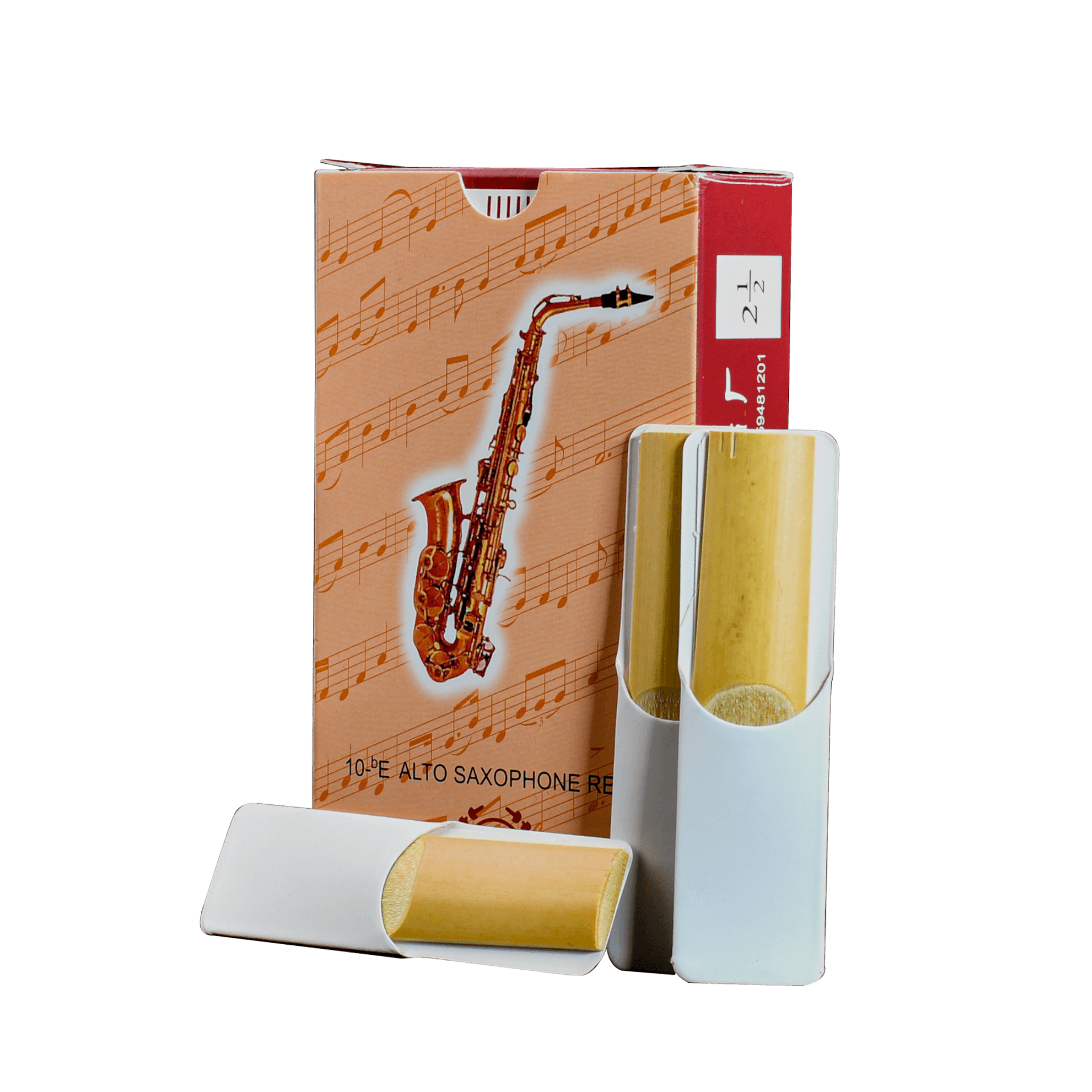 SET DE 10 CAÑAS PARA SAXOFON ALTO 2 1/2, COLOR NATURAL - Miniatura 10