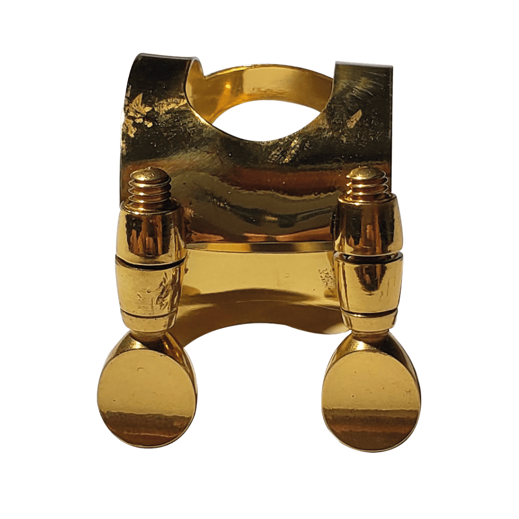 ABRAZADERA PARA BOQUILLA DE SAXOFON, METALCROMADO