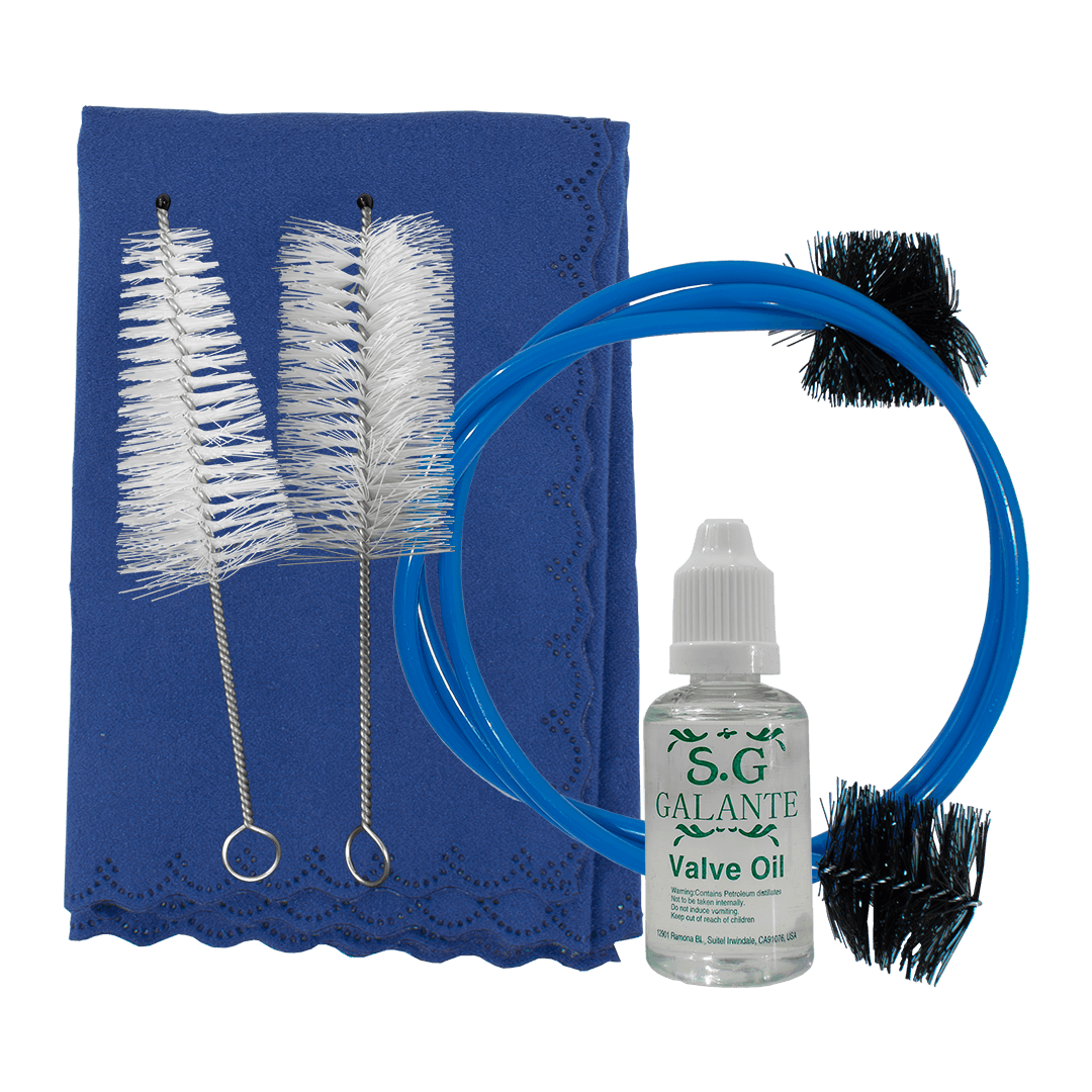 KT DE LIMPIEZA PARA TROMPETA, INCLUYE IZOPO CORTO Y LARGO, FRANELA Y ACEITE - Miniatura 2