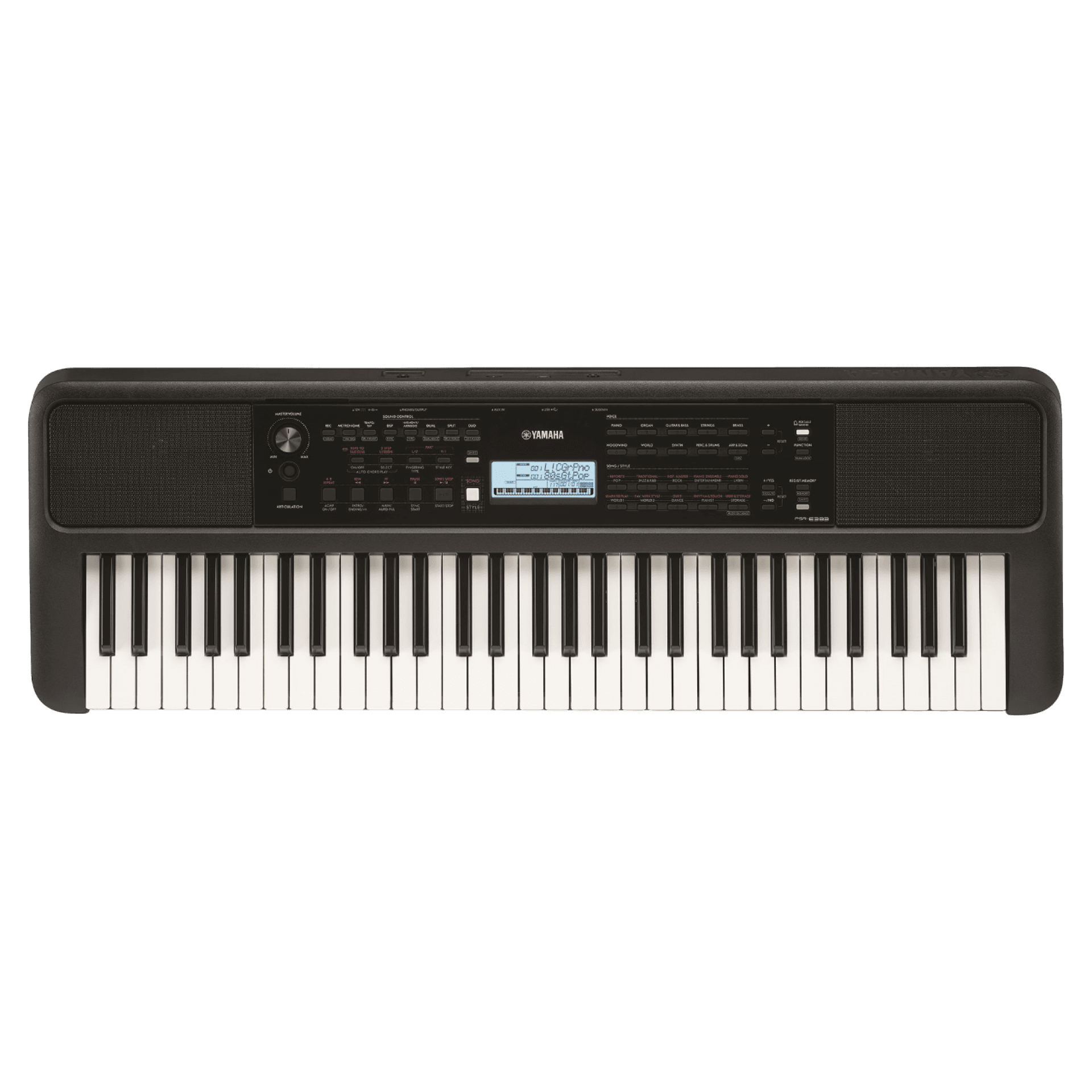 TECL 61 T, 622 TIMB, 205 EST DE ACOMP AUT, USB TO HOST, ENTRADA AUX., ADAP, COLOR NEGRO