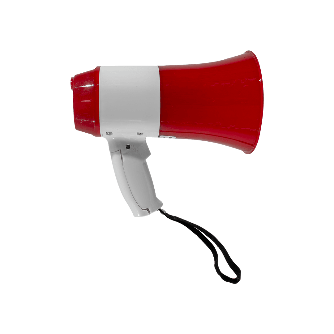 MEGAFONO CON BATERIA RECARGABLE, 10W, FUNCION SIRENA, USB, SD CARD, BT - Miniatura 5