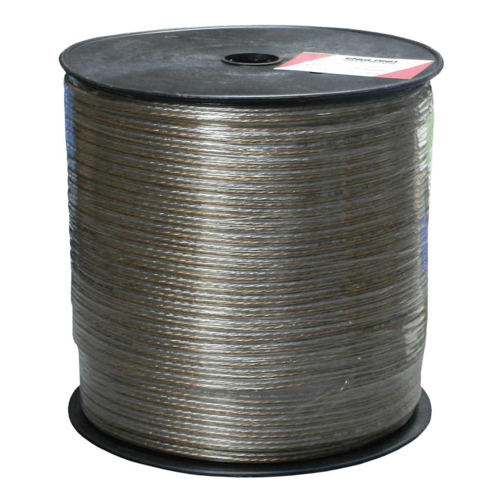 CABLE TRANSPARENTE PARA PARLANTE, CALIBRE 14, 305 MTS, CCA